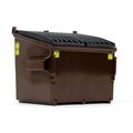 First Gear 1-34 Scale Refuse Trash Bin Diecast Model Brown 90-0535